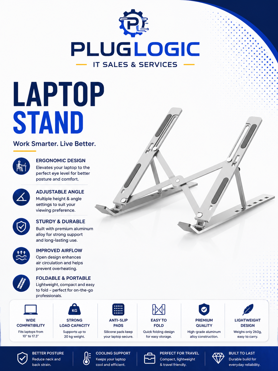FOLDABLE LAPTOP STAND